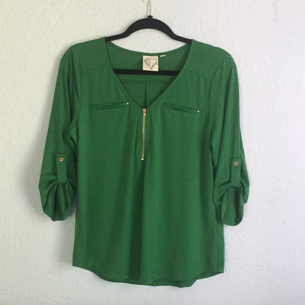 🎁 3 for 15 🎁 Kelly Green Blouse